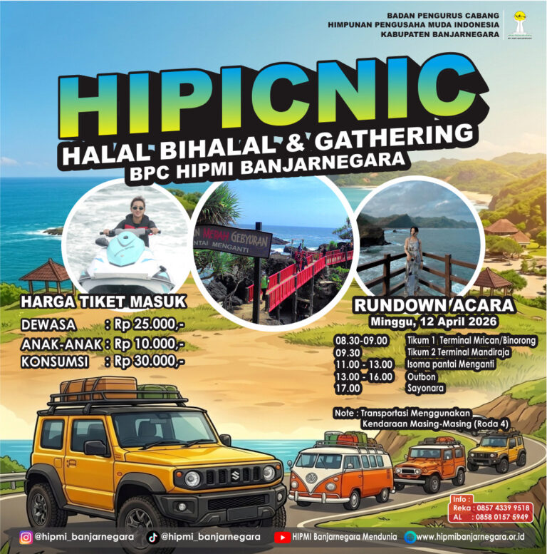 HIPICNIC 2026: Halal Bihalal & Gathering Seru Bersama HIPMI Banjarnegara